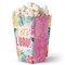 Big Dot of Happiness Hawaiian Luau Popcorn Boxes, Tropical Floral Birthday Party Favors, Let's Luau Treat Boxes - Set of 12
